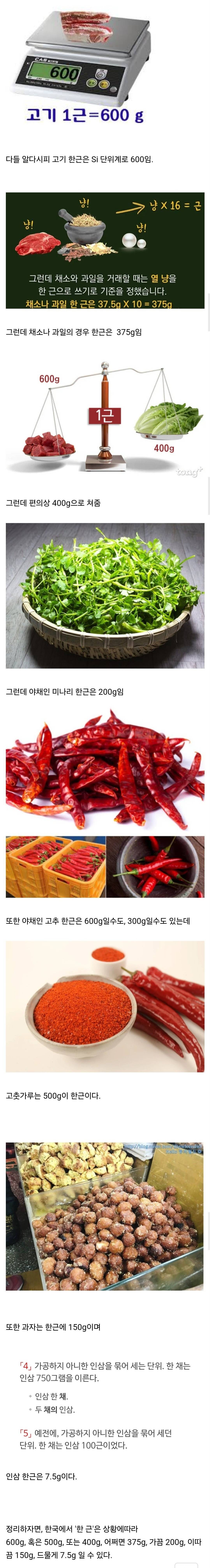 한국에서 제일 이상한 단위1
