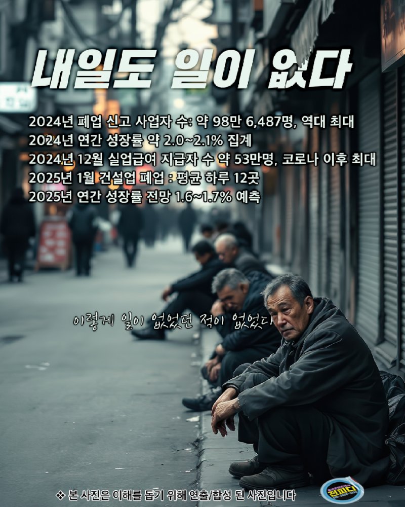내일도 일이 없다