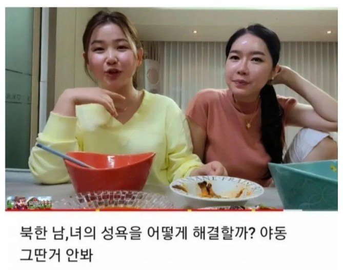 북한 남성 성욕 해결법