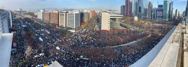 [윤두창 탄핵] 지금 국회 앞 엄청난 인파